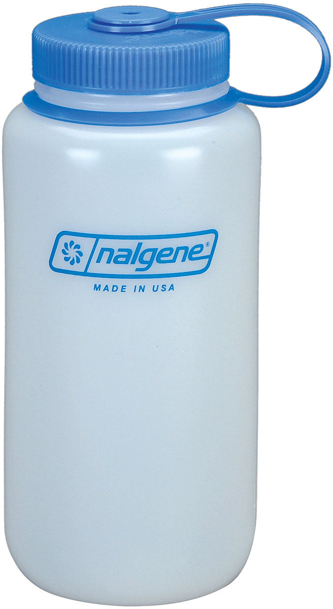 Wide Mouth Hdpe Water Bottles With Loop Top Lids - 32 oz