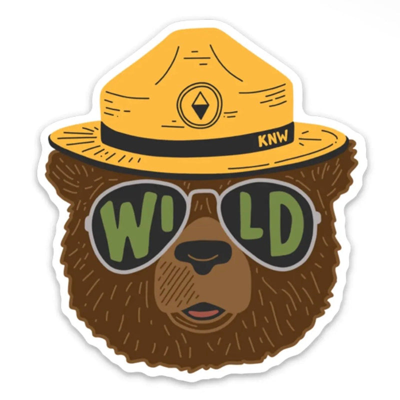 Wild Bear Sticker