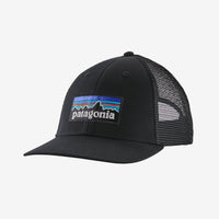 557377 Patagonia P 6 Logo Lopro Trucker Hat - Black