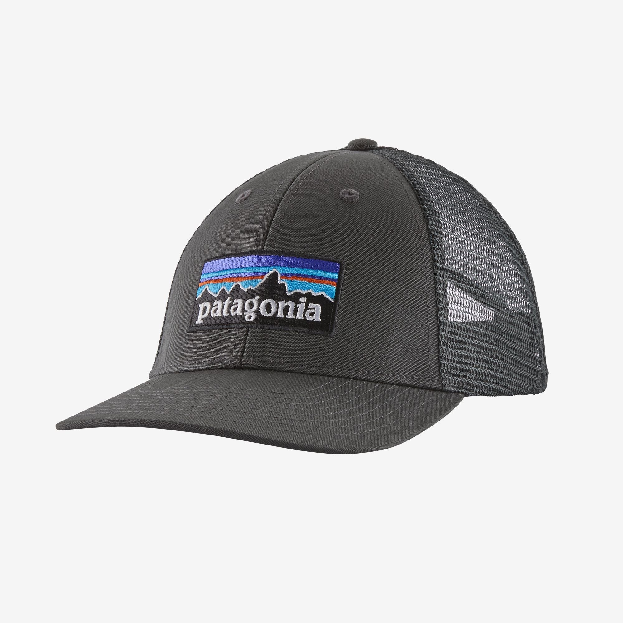 557377 Patagonia P 6 Logo Lopro Trucker Hat - Forge Grey