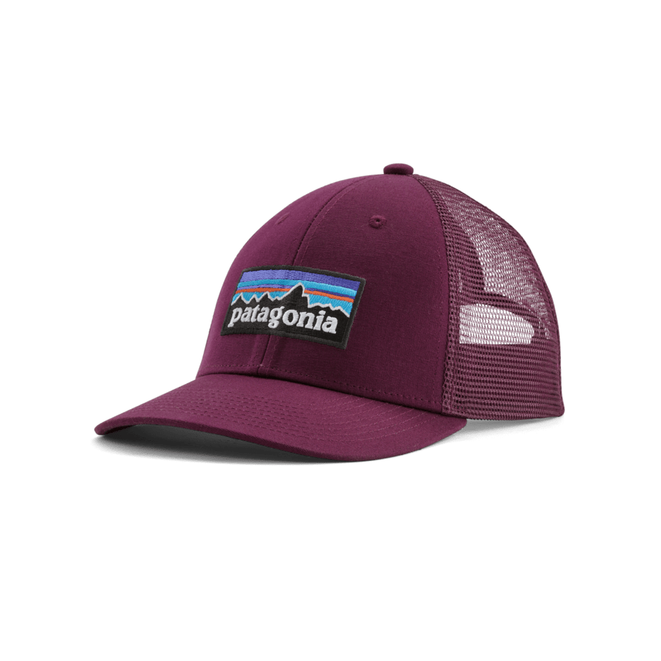 Red patagonia trucker hat shop