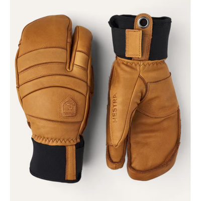 Hestra Leather Fall Line 3-finger - Black