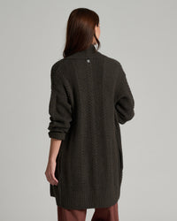 KUHL Women's Fireside Cardigan - Charcoal - back