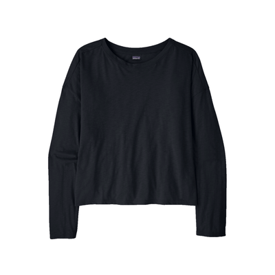 Patagonia Women's Long-Sleeved Mainstay Top - Ink Black