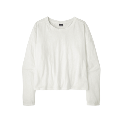 Patagonia Women's Long-Sleeved Mainstay Top - White