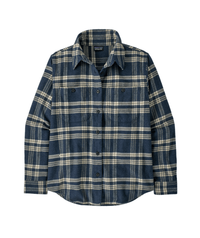 Patagonia Women's Fjord Flannel Shirt - Old Spruce: Sunken Blue
