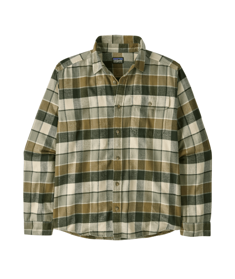Men's Long-Sleeved Lightweight Fjord Flannel Shirt