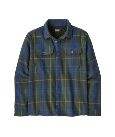 Patagonia Men's Fjord Loft Shirt - Netted: Old Growth Green