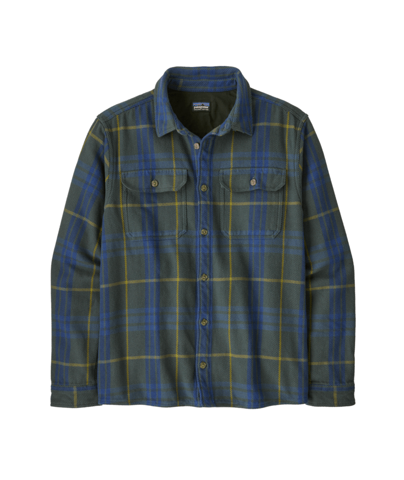Patagonia Men's Fjord Loft Shirt - Netted: Old Growth Green