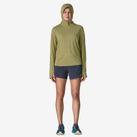 Womens Cap Cool Sun Hoody - Gumtree Green - Light Gumtree Green X-Dye