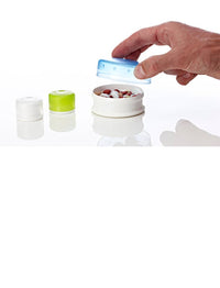 GoTubb 3-Pack - Reusable Storage Travel Container: Clear/Green/Blue / Medium