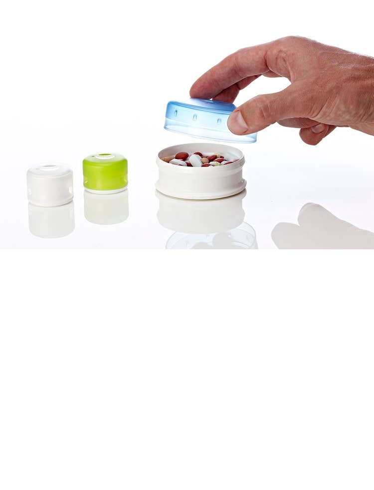 GoTubb 3-Pack - Reusable Storage Travel Container: Clear/Green/Blue / Medium