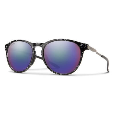 Smith Optics Wander Sunglasses - Black Marble / ChromaPop Polarized Violet Mirror