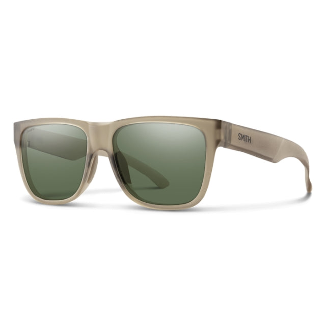 Smith Optics Lowdown 2 Sunglasses - Matte Summit Crystal / ChromaPop Polarized Gray Green
