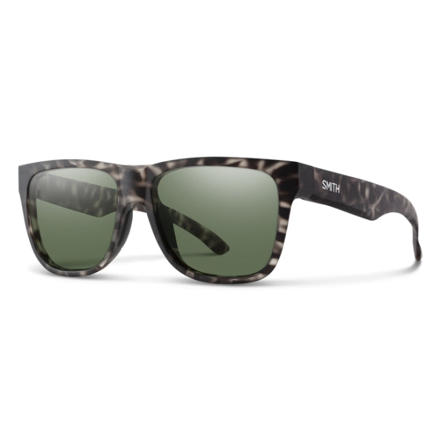 Smith Optics Lowdown 2 Sunglasses - Matte Gray Tortoise / ChromaPop Polarized Gray Green
