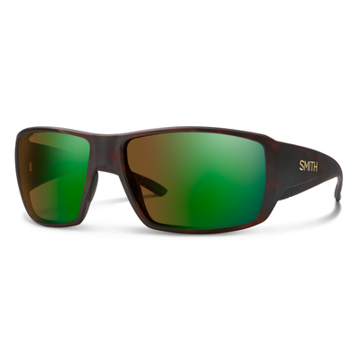 Smith Optics Guide's Choice Sunglasses - Matte Tortoise / ChromaPop Glass Polarchromic Brown Green Mirror