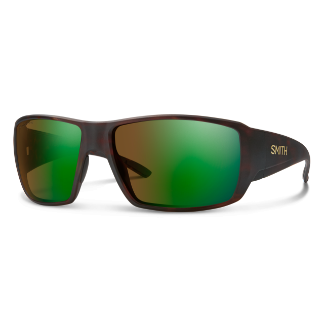 Smith Optics Guide's Choice Sunglasses - Matte Tortoise / ChromaPop Glass Polarchromic Brown Green Mirror