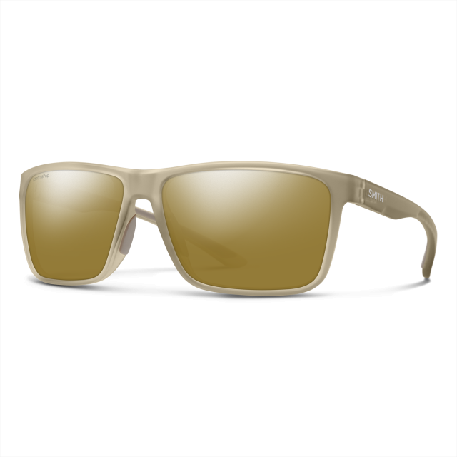 Smith Optics Riptide Sunglasses - Matte Summit Crystal / ChromaPop Glass Polarized Bronze Mirror