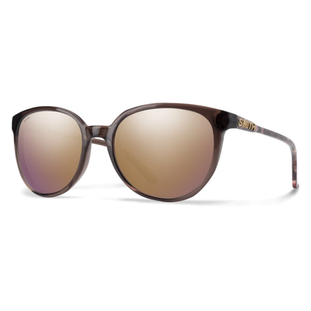Smith Optics Cheetah Sunglasses - Rose Tortoise / ChromaPop Polarized Rose Gold Mirror