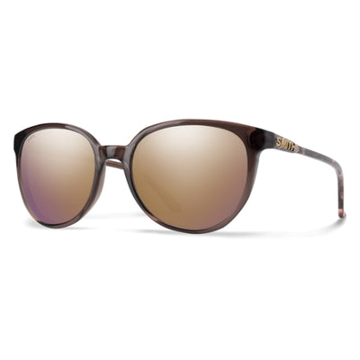 Smith Optics Cheetah Sunglasses - Rose Tortoise / ChromaPop Polarized Rose Gold Mirror