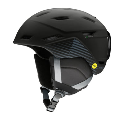 Smith Optics Mission MIPS Snowsport Helmet 2025 - Matte Black Stripes