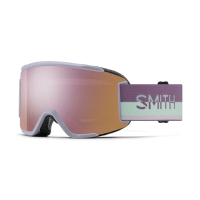 Smith Optics Squad S Goggles 2025 - Lunar Fog Split / ChromaPop Everyday Rose Gold Mirror