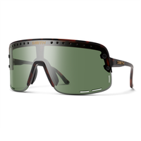 Smith Optics Ultralite Sunglasses - Matte Tortoise / ChromaPop Gray Green