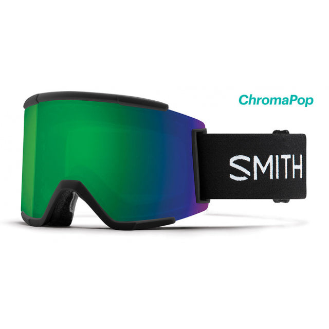 Smith Optics Squad XL Goggles 2025 - Black / ChromaPop Sun Green Mirror