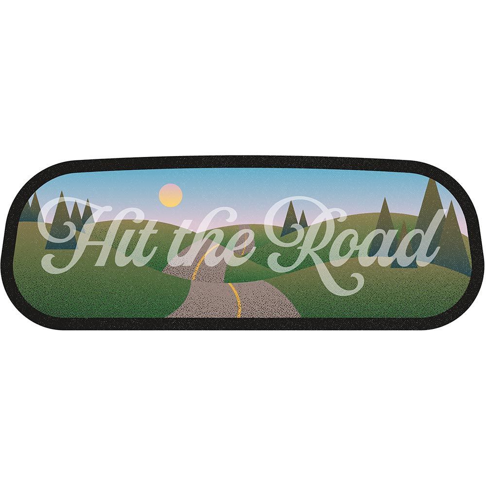 Sticker Art Hit The Road Sticker
