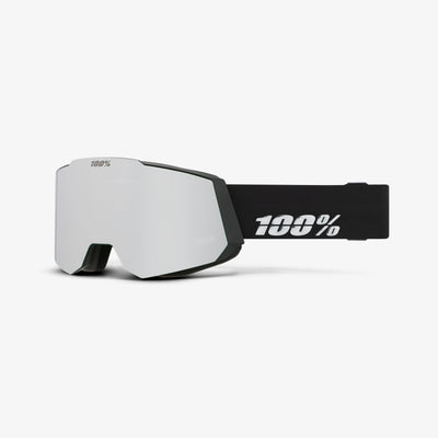 Snowcraft Hiper Goggles Copy - Black / Silver w/ Mirror Silver Lens