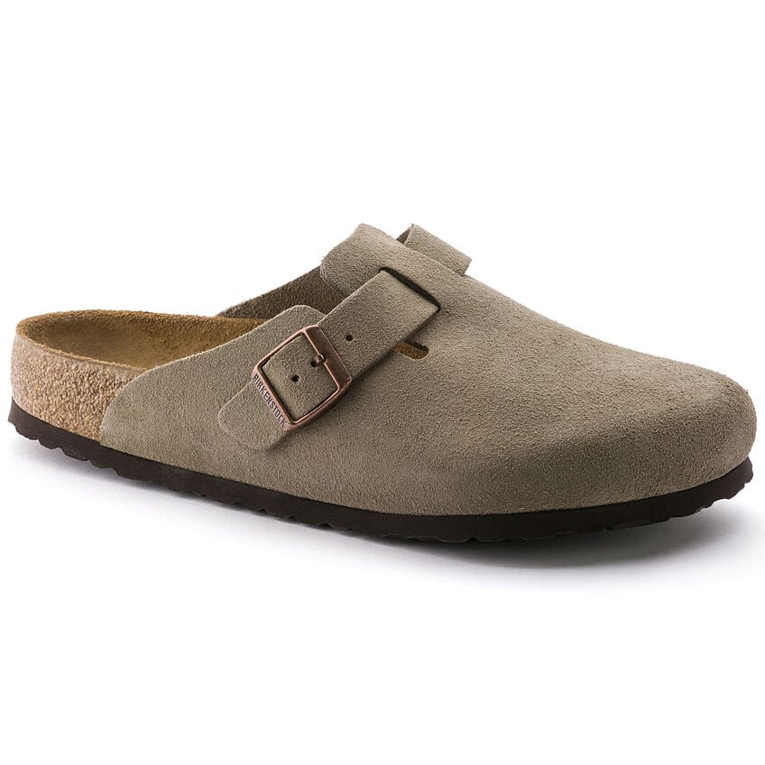 Boston Soft Footbed Suede Leather Unisex