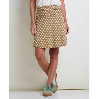 Toad&Co Women's Chaka Skirt - Honey Brown Floral Print