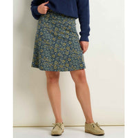 Toad&Co Women's Chaka Skirt - True Navy Retro Print