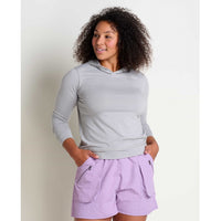 Toad&Co Women's Swifty LS Hoodie - Light Ash