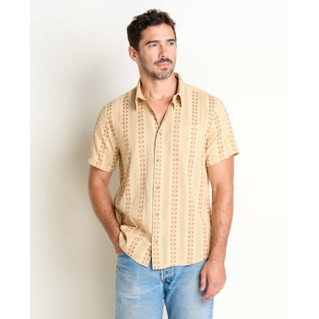 Toad&Co Men's Treescape SS Shirt - Chai