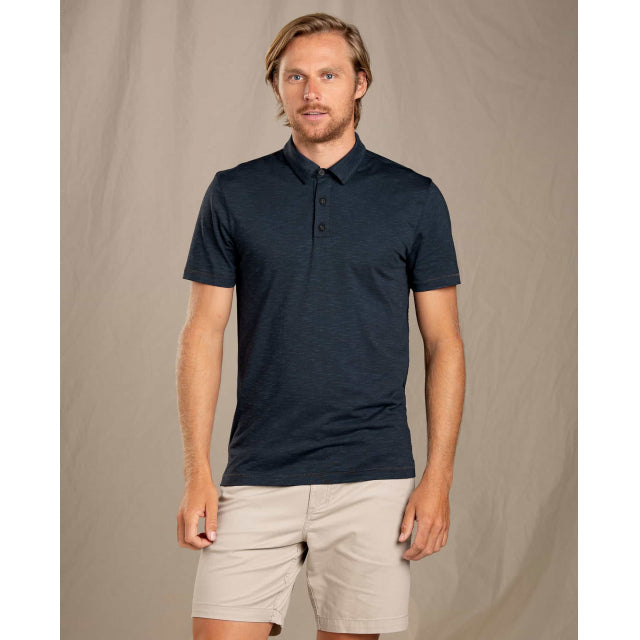Toad&Co Men's Tempo Short Sleeve Polo (Clearance) - True Navy
