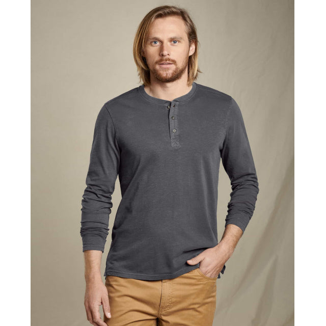 Toad&Co Men's Primo LS Henley - Soot