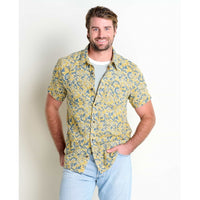 Toad&Co Men's Salton Short Sleeve Shirt (Clearance) - Mantis Kalamkari Print