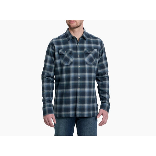 Kuhl Men's Dillingr Flannel LS - Blue Creek
