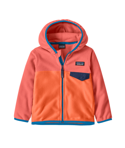 Patagonia Baby Micro D Snap-T Fleece Jacket - Orange Peel
