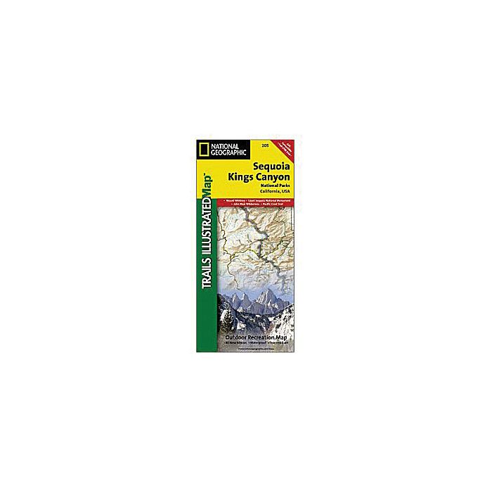 Sequoia And Kings Canyon National Parks Map