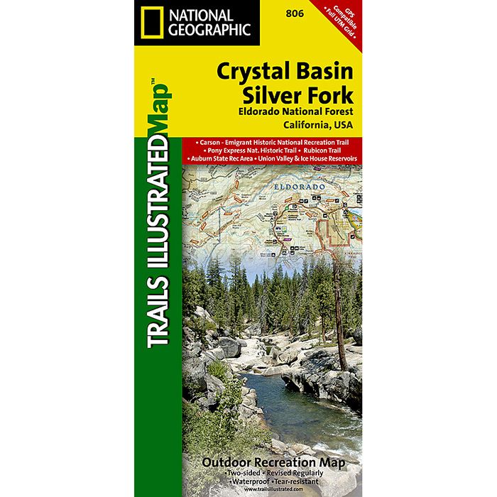 Crystal Basin Silver Fork Map Eldorado National Forest