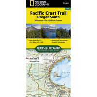 Pacific Crest Trail Oregon South Map Willamette Pass To Siskiyou Summit