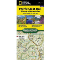 Pacific Crest Trail Klamath Mountains Map Siskiyou Summit To Castle Crags