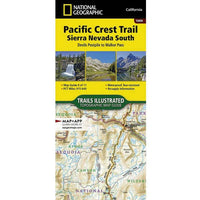 Pacific Crest Trail Sierra Nevada South Map Devil S Postpile To Walker Pass