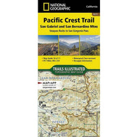 Pacific Crest Trail San Gabriel And San Bernardino Mountains Map Vasquez Rocks To San Gorgonio Pass