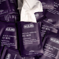 Dirt & Oil Removing Pet Wipes (single box of 5 wipes)