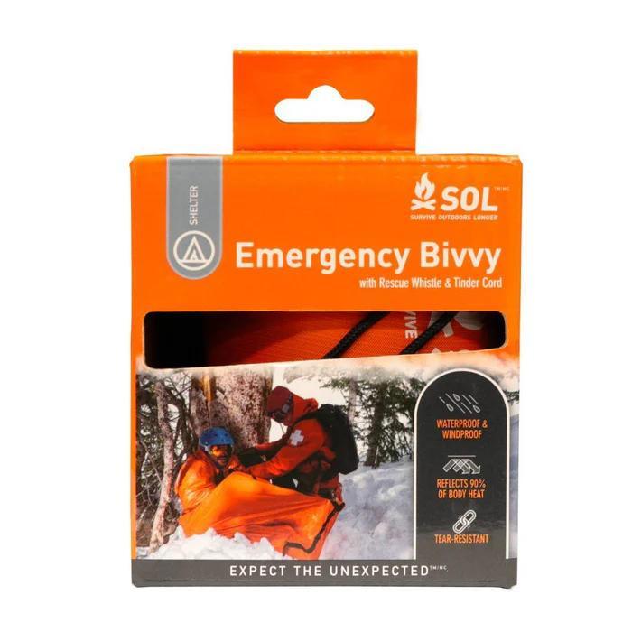 Survive Outdoors Longer Emergency Bivvy With Rescue Whistle