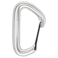 554565 Black Diamond Litewire Carabiner - LIGHT GRAY