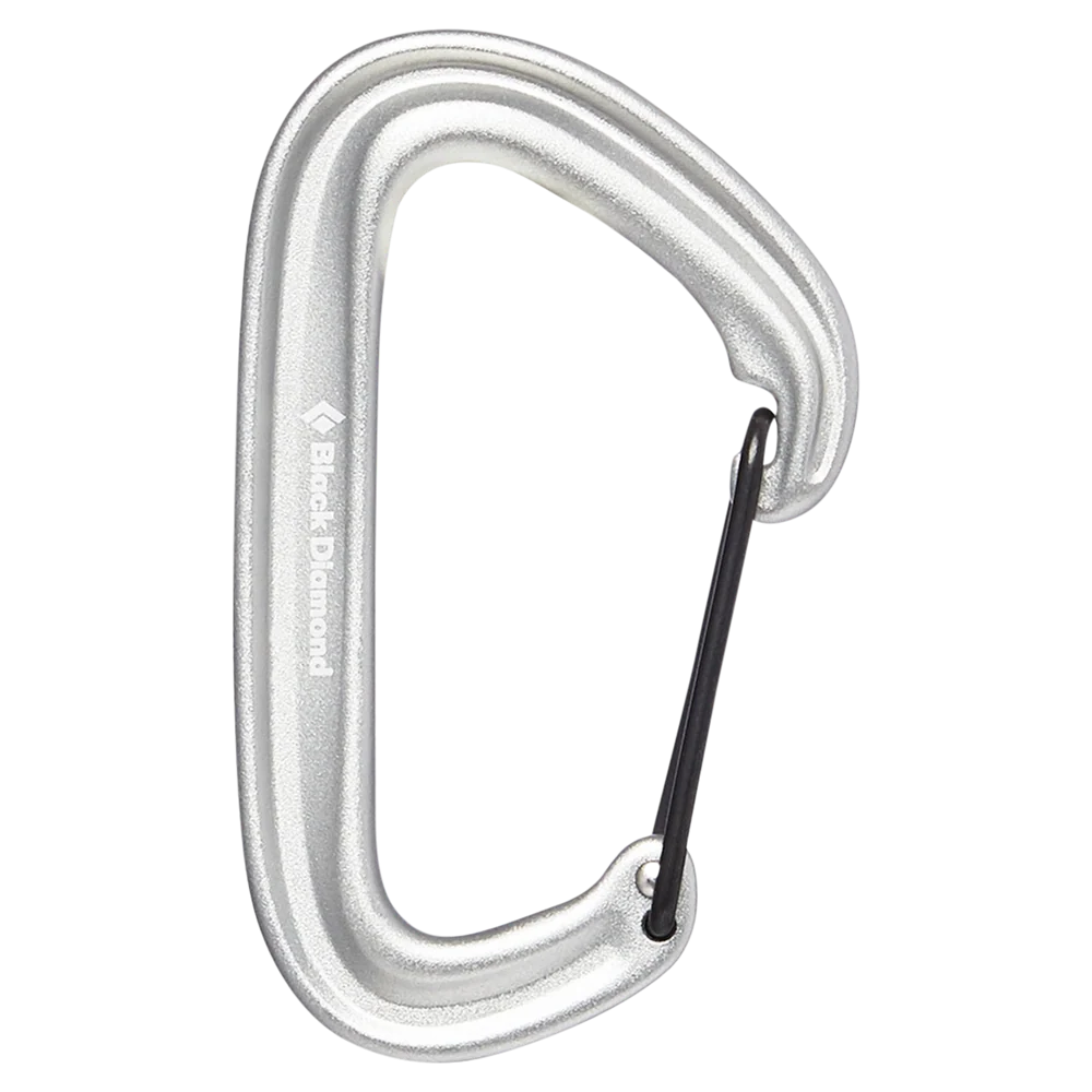 554565 Black Diamond Litewire Carabiner - LIGHT GRAY
